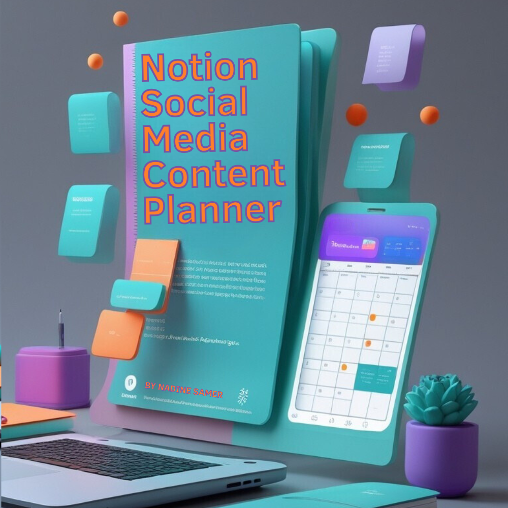Notion Social Media Content Planner - Notion مخطط المحتوى الرقمي على